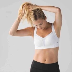 Lululemon White Sports Bra Intimates & Sleepwear